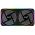 Ventilador Aerocool Astro 24 RGB, 2x 120mm, 1000RPM, Negro  2