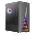 Gabinete AeroCool Delta G V1 con Ventana RGB, Midi-Tower, ATX/Micro ATX/Mini-ITX, USB 2.0/3.0, sin Fuente, Negro  1
