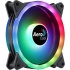 Ventilador Aerocool Duo 12, 120mm, 1000RPM, ARGB, Negro   1