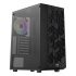 Gabinete Aerocool HIVE-G-BK-V1 con Ventana, Midi-Tower, ATX/micro ATX/Mini-ITX, USB 2.0/3.1, sin Fuente, Negro  1