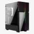 Gabinete Aerocool Playa RGB, Midi-Tower, Micro ATX/Mini-ITX, USB 3.0, sin Fuente, Negro ― Caja abierta, producto nuevo.  2
