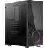 Gabinete Aerocool Zauron con Ventana RGB, Midi-Tower, ATX/micro ATX/Mini-ITX, USB 3.0, sin Fuente, Negro  1