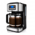 Aicok Cafetera CM4329, 12 Tazas, Negro/Acero Inoxidable  1