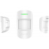 AJAX Sensor de Movimiento PIR y Ruptura de Cristal CombiProtect, Inalámbrico, Anti-Pet, hasta 12 Metros, Blanco