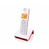 Alcatel Teléfono DECT S250 Duo, Inalámbrico, Altavoz, Blanco/Rojo  1