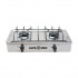 Alfa Mex Parrilla de Gas 308-ACERO, 2 Quemadores