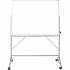Alfra Pintarrón Móvil Doble Superficie Metálico, 150 x 110cm, Blanco  2