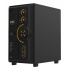 Gabinete Alseye RAMS 2.0, Midi-Tower, Micro-ATX/Mini-ITX, USB 3.0, sin Fuente, sin Ventiladores Instalados, Negro - Imagen adicional 3