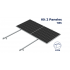 Aluminext Kit de Montaje para 2 Paneles NXT-SM2P-1135, 0°, 1135mm - 160km/h