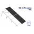 Aluminext Kit de Montaje para 12 Paneles, 20°, 1135mm - 160km/h