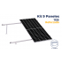 Aluminext Kit de Montaje para 9 Paneles NXT-SM9I-30-1135-R, 15 - 30°, 1135mm - 215km/h
