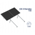 Aluminext Kit de Montaje para 3 Paneles NXT-SMH3-1135, 20°, 1135mm - 160km/h