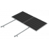 Aluminext Kit de Montaje para 4 Paneles Solares NXT-SM4P-1135, Inclinación 0º, hasta 1135mm - 160km/h