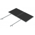 Aluminext Kit de Montaje para 8 Paneles Solares NXT-SM8P-1135, Inclinación 0º, hasta 1135mm - 160km/h