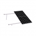 Aluminext Juego de Montaje para Panel Solar SMOALM1S410, Aluminio
