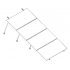 Aluminext Juego de Montaje para Panel Solar NXT-SMH4-1135, Aluminio