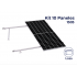 Aluminext Kit de Montaje para 10 Paneles, 30°, 1303mm - 160km/h