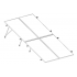 Aluminext Juego de Montaje para Panel Solar NXT-SM2X2-1303, Aluminio