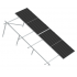 Aluminext Juego de Montaje en Horizontal para Panel Solar NXT-SM2X5-1303