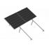 Aluminext Kit de Montaje para 4 Paneles Solares NXT-SMH4-1135-R, Inclinación 20º, hasta 1135mm - 215km/h