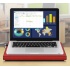 Aluratek Base Enfriadora ACP01FR para Laptop 17", 2 Ventiladores, Rojo  2