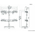 Amer Networks Soporte de Piso para 4 Monitores 15" - 24", hasta 6kg  2