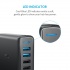 Anker Cargador de Pared PowerPort Speed 5, 3x USB 2.0, 2x USB 2.0, 5V, Negro  5