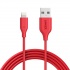 Anker Cable PowerLine  USB Macho - Lightning Macho, 1.8 Metros, Rojo  1