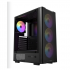 Gabinete Antec VX310 ARGB, Midi-Tower, ATX/Micro-ATX/ITX, USB 2.0/3.0, sin Fuente, 4 Ventiladores Instalados, Negro