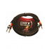 Antrolite Cable AUX 2x 6.35mm Macho - 2x 6.35mm Macho, 3 Metros, Negro  1