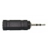 AOC Adaptador de Audio 2.5 mm Macho - 3.5mm Hembra, Negro  1