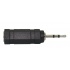 AOC Adaptador de Audio 2.5 mm Macho - 3.5mm Hembra, Negro  1