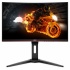 Monitor Gamer Curvo AOC C24G1 LED 24", Full HD, FreeSync, 144Hz, HDMI, Negro/Rojo  6