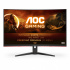 Monitor Gamer Curvo AOC C32G2ZE LED 31.5", Full HD, FreeSync, 240Hz, HDMI, Negro/Rojo  1