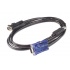 APC Cable KVM AP5253, USB-A - VGA, 1.8 Metros, Negro  1