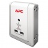 APC Supresor de Picos Essential SurgeArrest, 4 Contactos, 2x USB, 1080 Joules