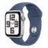 Apple Watch SE 2 GPS, Caja de 40 mm Aluminio Color Plata, Correa Deportiva S/M Color Azul