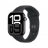 Apple Watch Watch Series 10 GPS, Caja de 46 mm Aluminio Color Negro, Correa Deportiva M/L Color Negro
