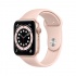 Apple Watch Series 6 GPS, Caja de Aluminio Color Oro de 44mm, Correa Deportiva Rosa  1