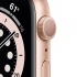 Apple Watch Series 6 GPS, Caja de Aluminio Color Oro de 44mm, Correa Deportiva Rosa  2