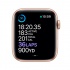 Apple Watch Series 6 GPS, Caja de Aluminio Color Oro de 44mm, Correa Deportiva Rosa  4