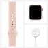 Apple Watch Series 6 GPS, Caja de Aluminio Color Oro de 44mm, Correa Deportiva Rosa - Imagen adicional 6