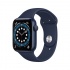 Apple Watch Series 6 GPS, Caja de Aluminio Color Azul de 44mm, Correa Deportiva Azul  1