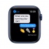 Apple Watch Series 6 GPS, Caja de Aluminio Color Azul de 44mm, Correa Deportiva Azul  5