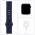 Apple Watch Series 6 GPS, Caja de Aluminio Color Azul de 44mm, Correa Deportiva Azul  7