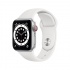 Apple Watch Series 6 GPS + Cellular, Caja de Aluminio Color Plata de 40mm, Correa Deportiva Blanca  1