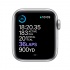 Apple Watch Series 6 GPS + Cellular, Caja de Aluminio Color Plata de 40mm, Correa Deportiva Blanca  4