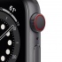 Apple Watch Series 6 GPS + Cellular, Caja de Aluminio Color Gris Espacial de 40mm, Correa Deportiva Negra  2
