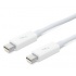Apple Cable Thunderbolt Macho - Thunderbolt Macho, 50cm, Blanco, para MacBook Air/Pro  1
