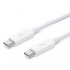 Apple Cable Thunderbolt Macho - Thunderbolt Macho, 50cm, Blanco, para MacBook Air/Pro